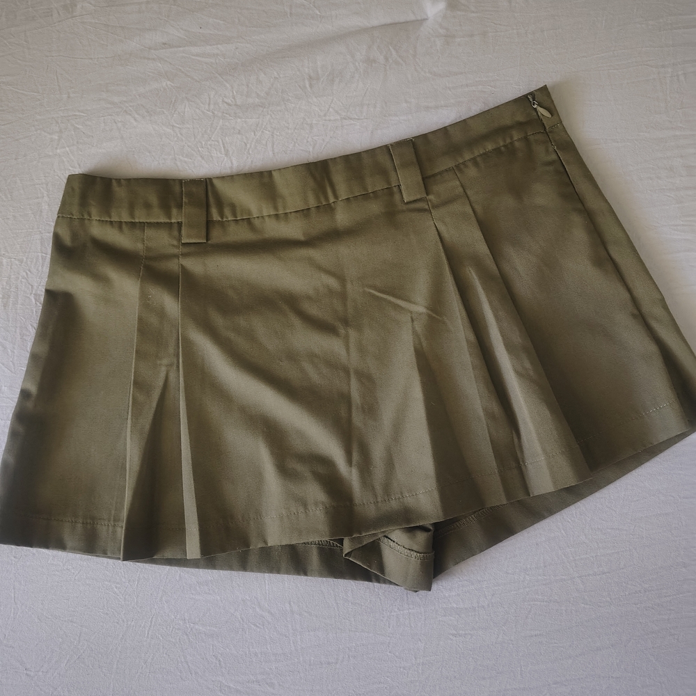 Olive Green Women's Skirt